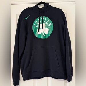 Nike Men's Black Celtics Logo Hoodie